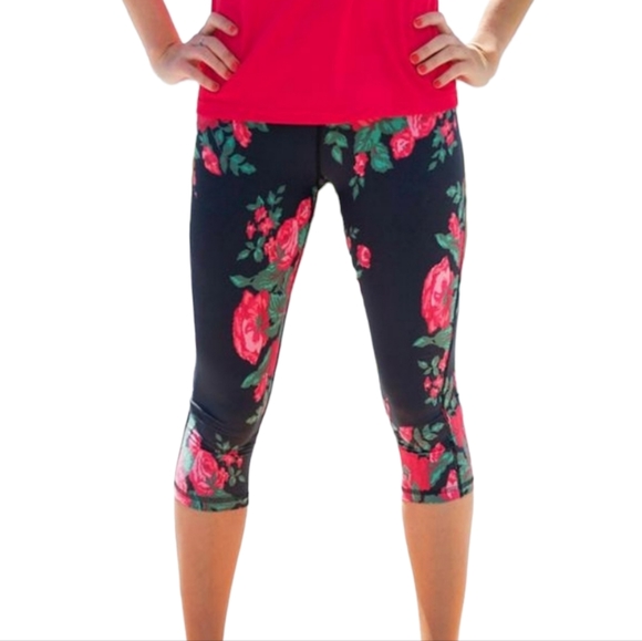 Albion Fot Antigua Print Cropped Leggings - Picture 1 of 5